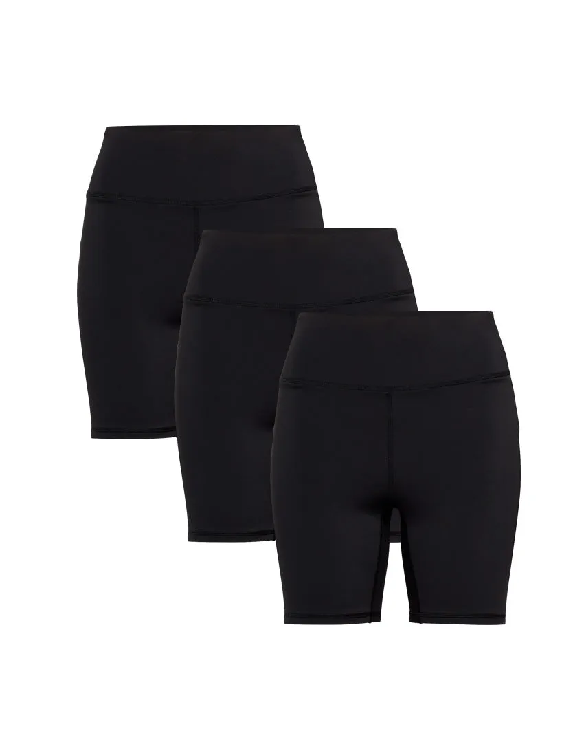 Endurance High-Waist Biker Short- Custom 3 Pack