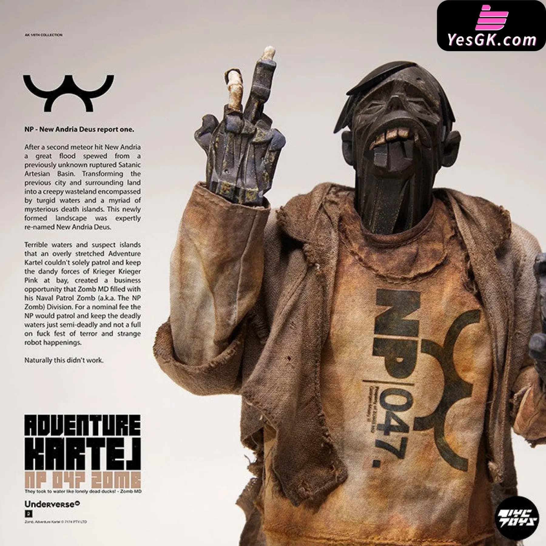 NAVAL PATROL NP 047 ZOMB Statue - UNDERVERSE Studio [Pre-Order]