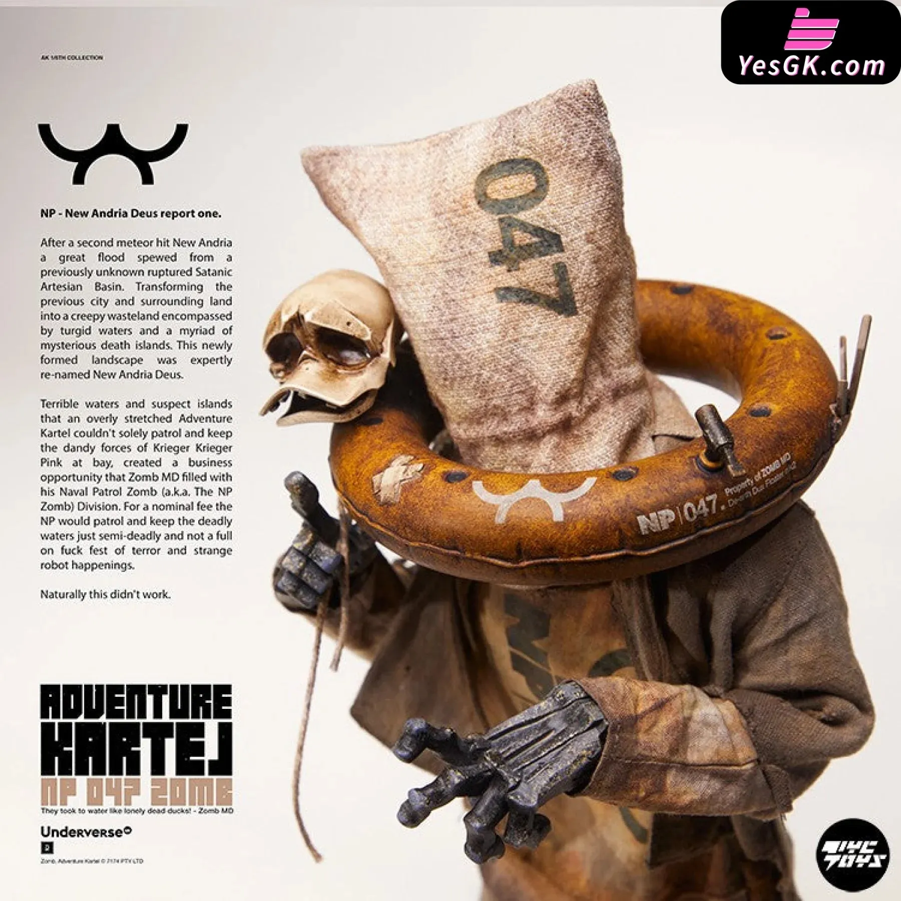 NAVAL PATROL NP 047 ZOMB Statue - UNDERVERSE Studio [Pre-Order]