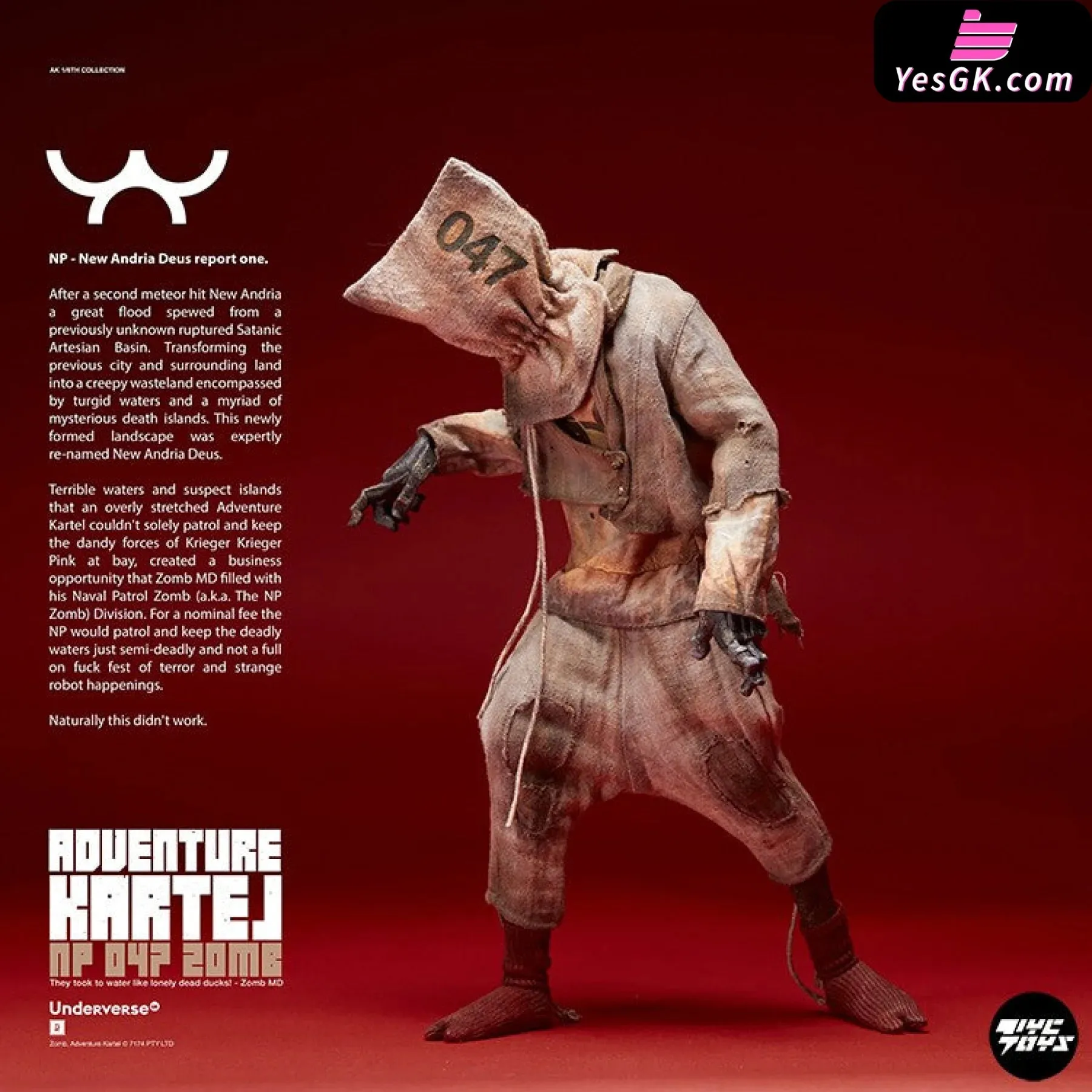NAVAL PATROL NP 047 ZOMB Statue - UNDERVERSE Studio [Pre-Order]