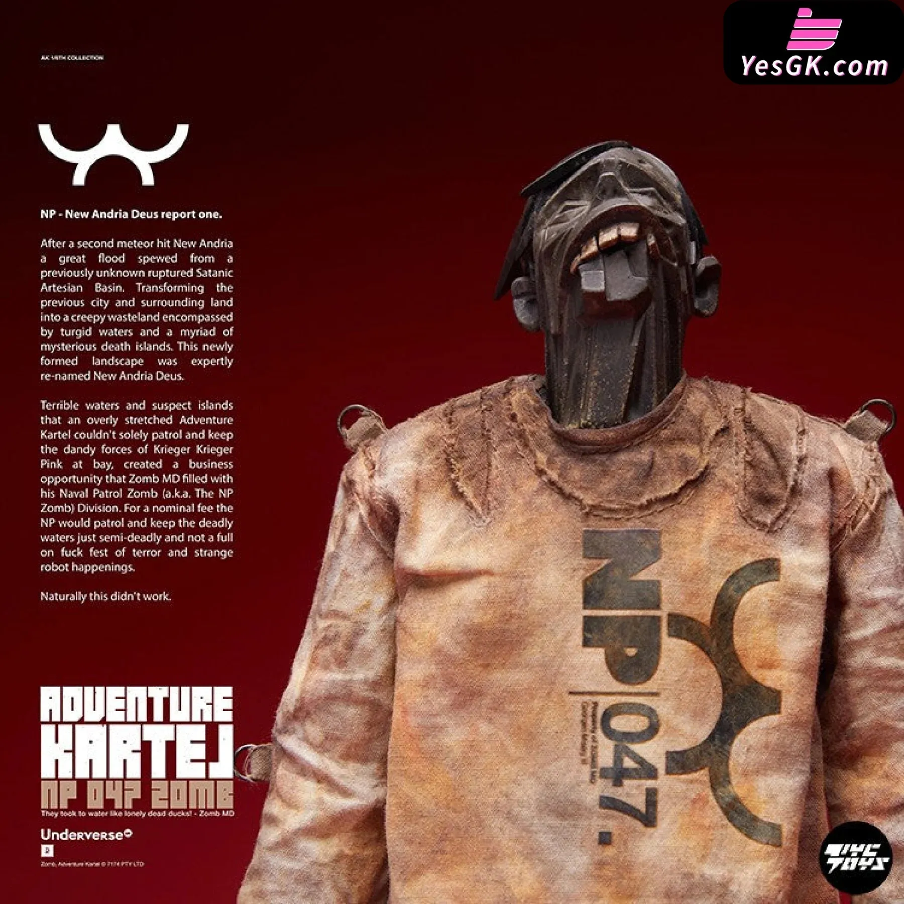 NAVAL PATROL NP 047 ZOMB Statue - UNDERVERSE Studio [Pre-Order]