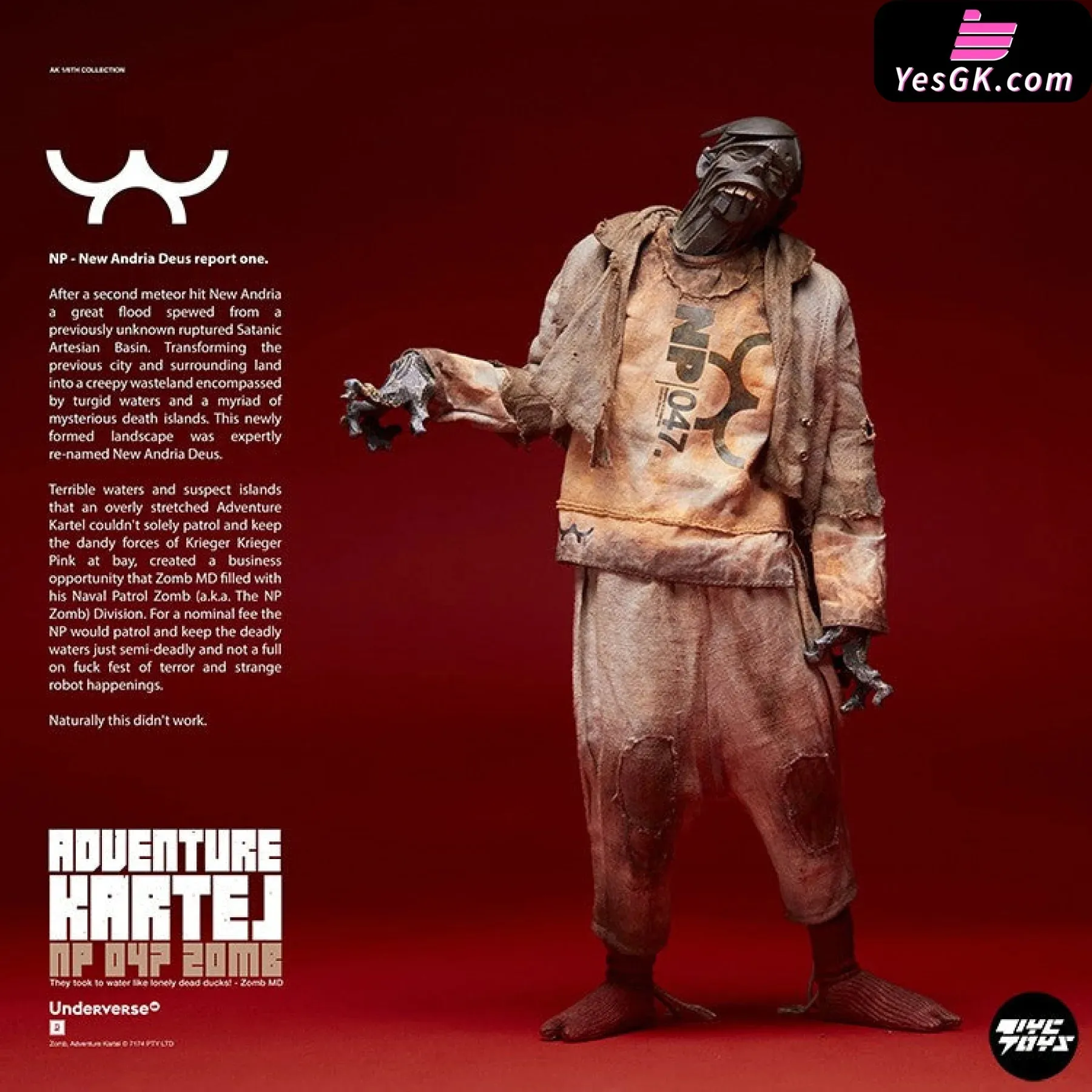 NAVAL PATROL NP 047 ZOMB Statue - UNDERVERSE Studio [Pre-Order]