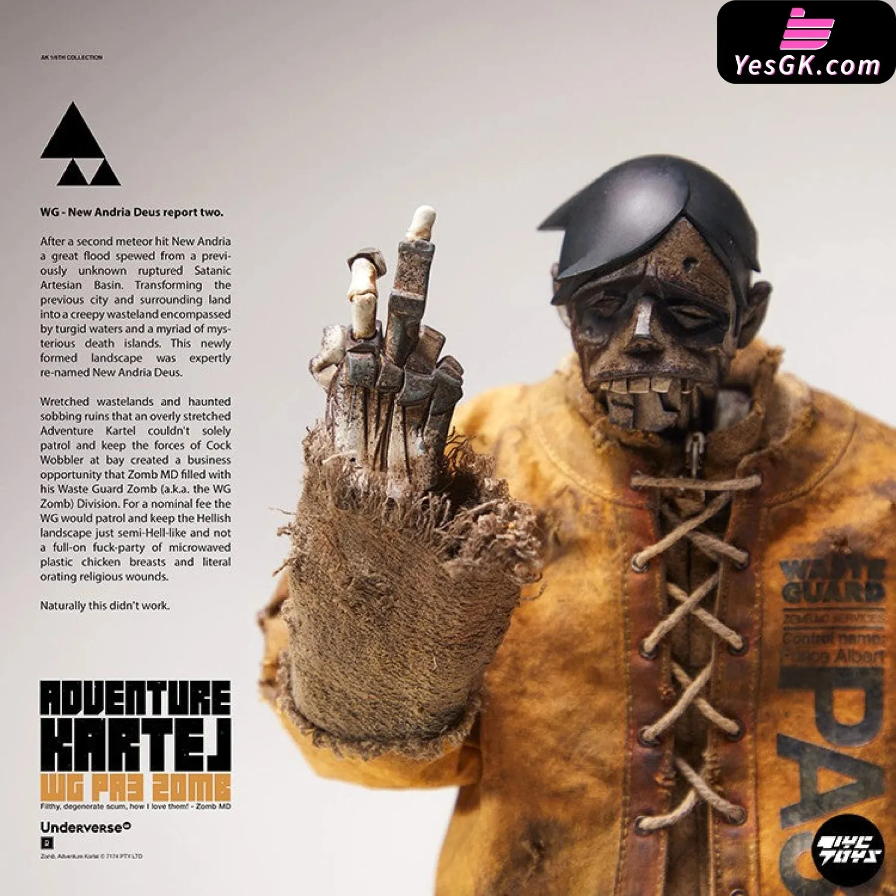 NAVAL PATROL NP 047 ZOMB Statue - UNDERVERSE Studio [Pre-Order]