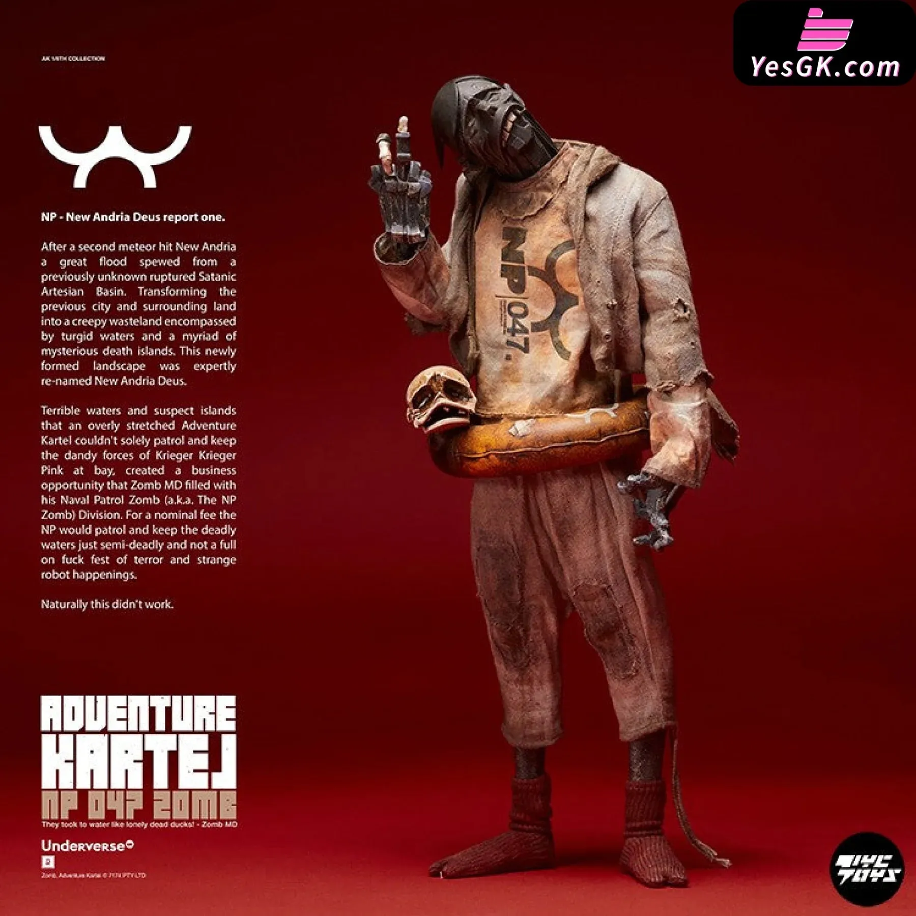 NAVAL PATROL NP 047 ZOMB Statue - UNDERVERSE Studio [Pre-Order]