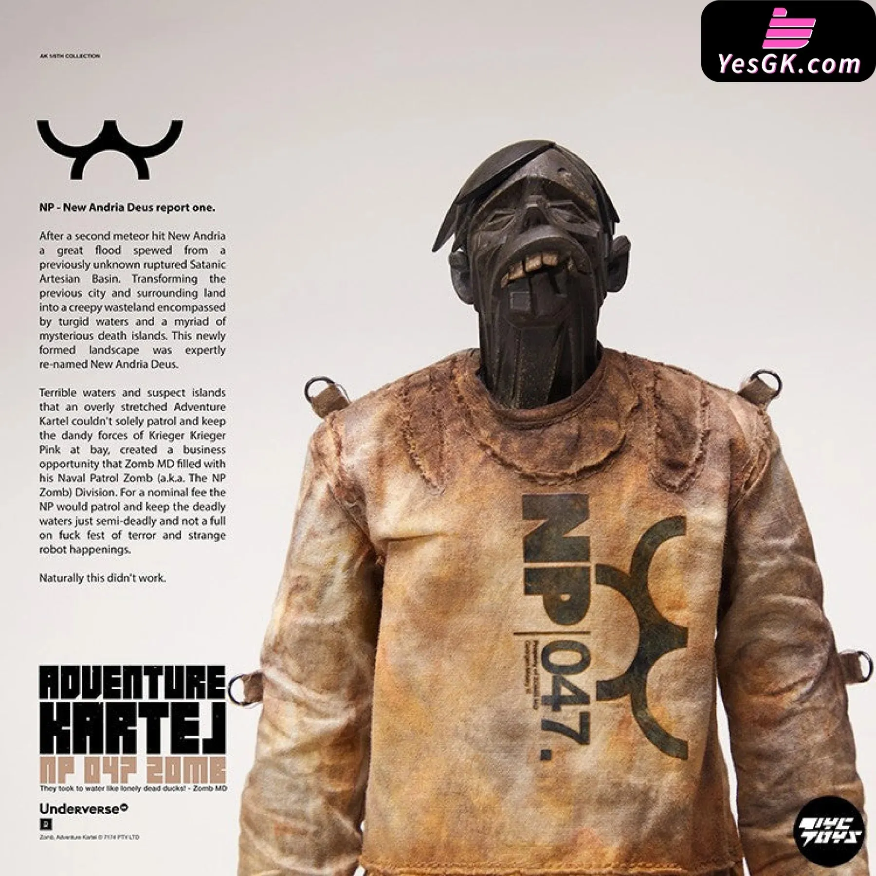 NAVAL PATROL NP 047 ZOMB Statue - UNDERVERSE Studio [Pre-Order]