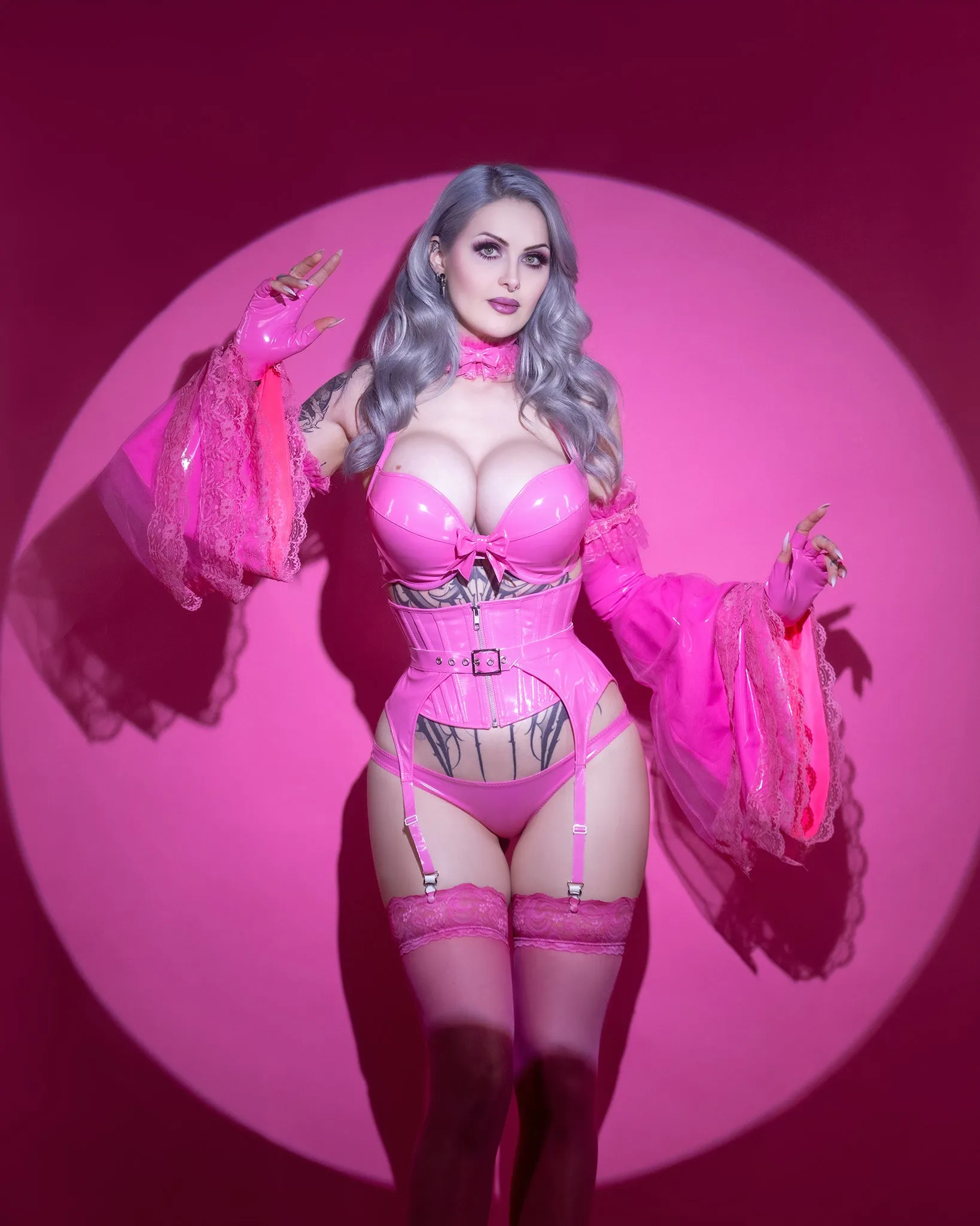PVC Waspie Underbust Corset